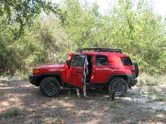 FJ Cruiser At The Ranch.JPG